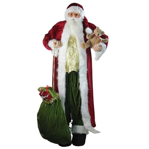 Northlight Huge 6-ft Life-Size Standing Decorative Plush Christmas