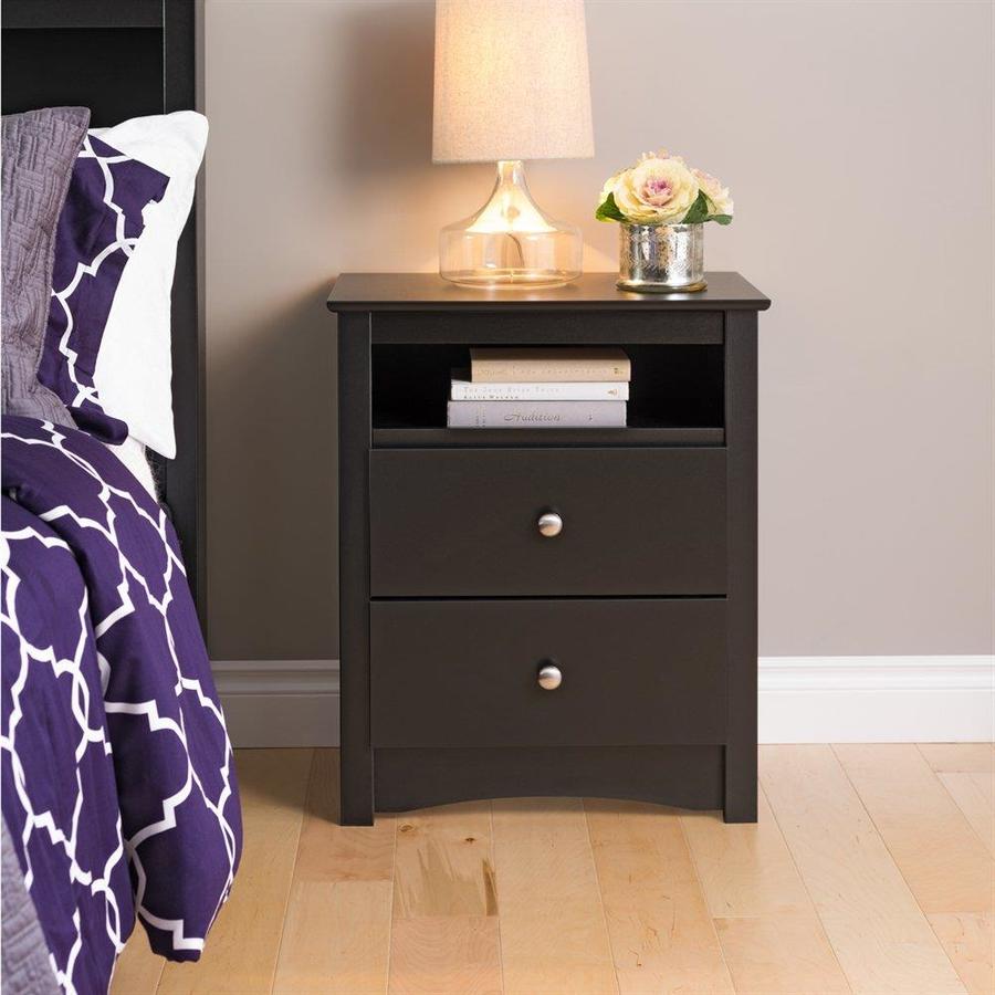 Prepac Yaletown White Nightstand In The Nightstands Department At Lowes Com