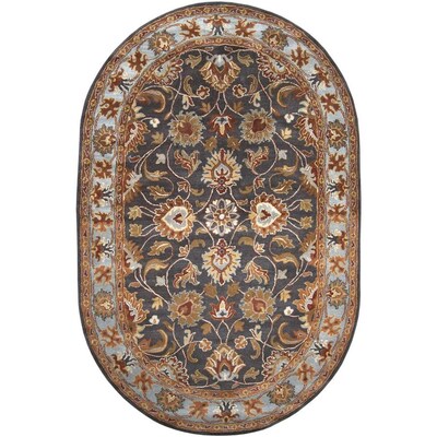 Surya Caesar Pale Blue Oval Indoor Handcrafted Oriental Area Rug Surya Caesar Pale Blue Oval Indoor