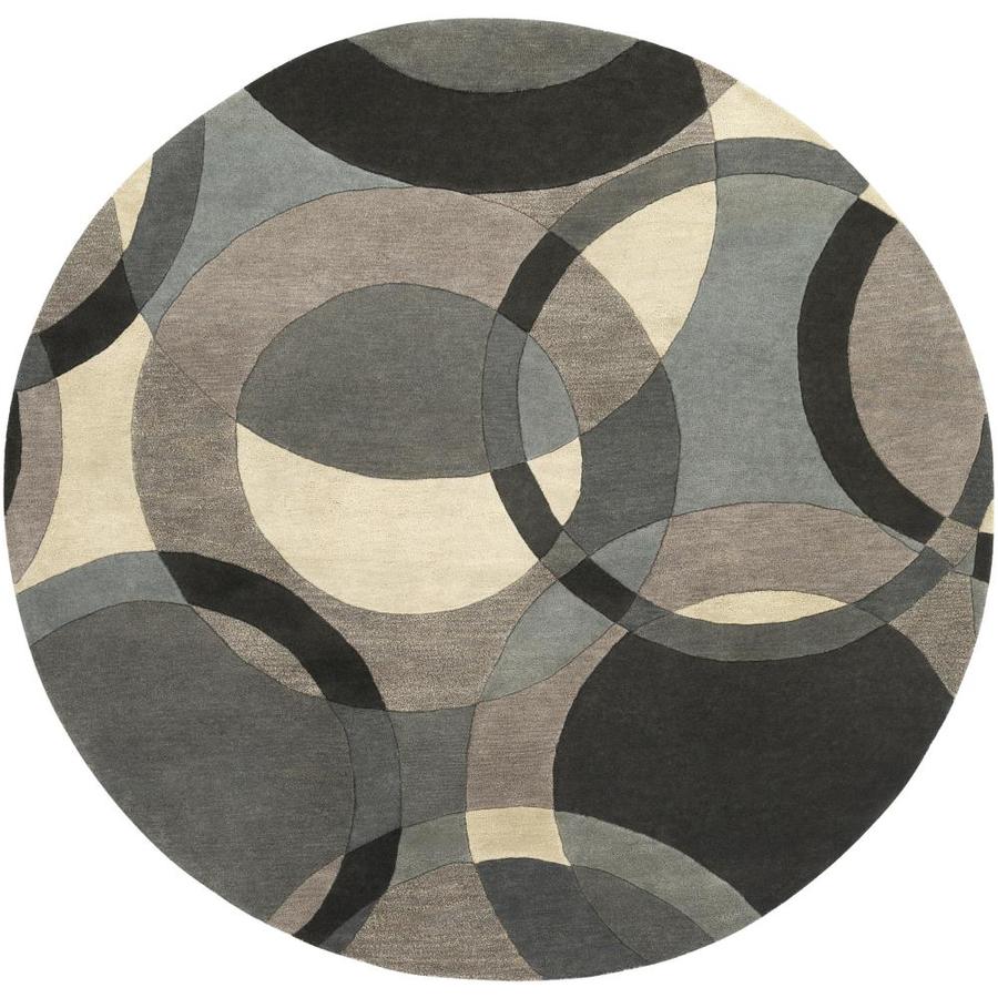 Surya Forum Modern Area Rug 4ft Round at