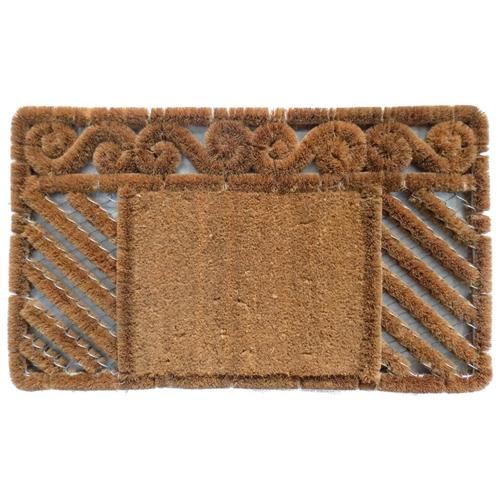 Imports Decor Outdoor DoorMat Brown Rectangular Outdoor Boot Scraper