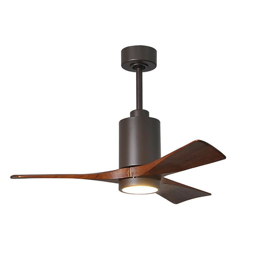 Matthews Fan Company Patricia 3hlk Textured Bronze 42 In Led Indoor Outdoor Ceiling Fan 3 Blade In The Ceiling Fans Department At Lowes Com