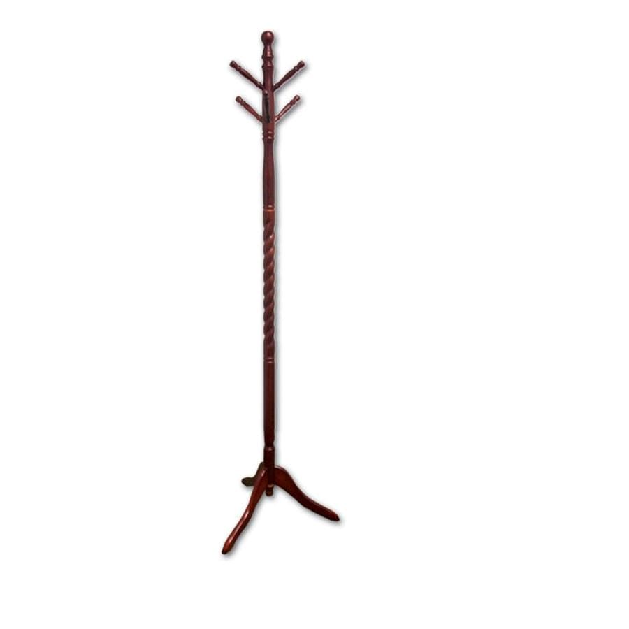 red coat stand