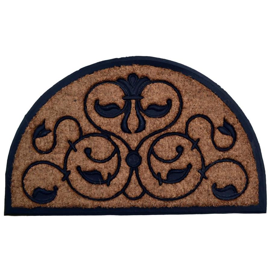 Imports Decor Outdoor Doormat Brown Semicircle Door Mat Actual