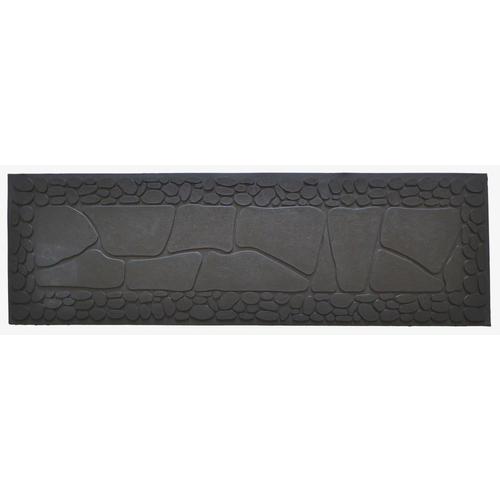 Imports Decor Stair Tread 30in x10in Black Rubber Square nose Stair