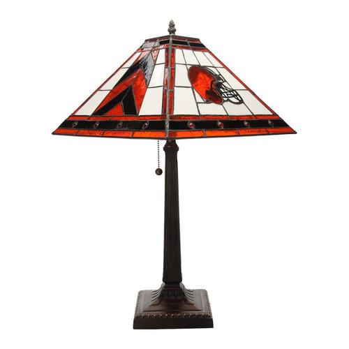 The Memory Company Cleveland Browns 23in Team Table Lamp with Glass