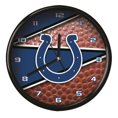 The Memory Company Analog Indianapolis Colts Round Wall Clock in the ...