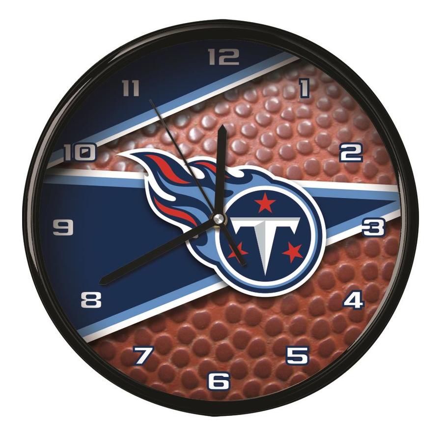Tennessee Titans Round Chrome Wall Clock