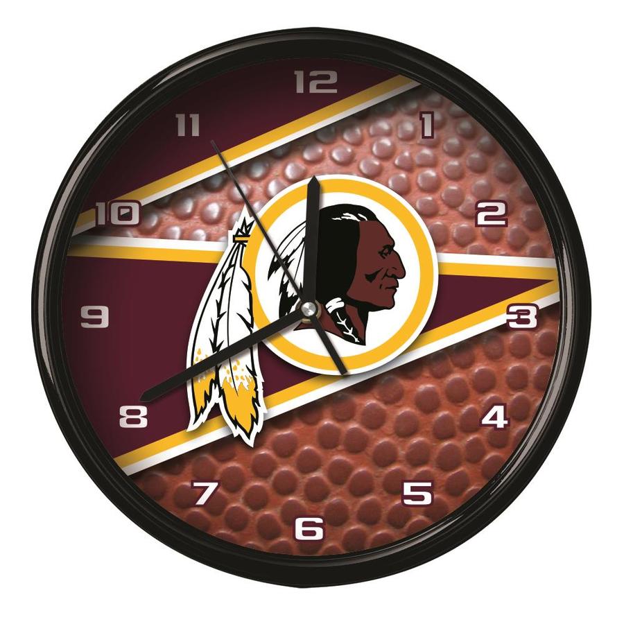 The Memory Company Analog Washington Redskins Round Wall Clock in the ...