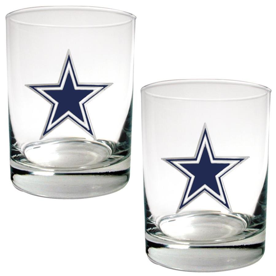 Great American Dallas Cowboys Rocks Glass Set At Lowes Com