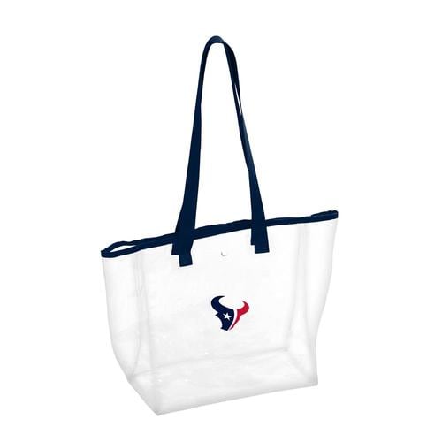 Logo Brands Houston Texans Stadium Clear Tote in the Bags & Backpacks