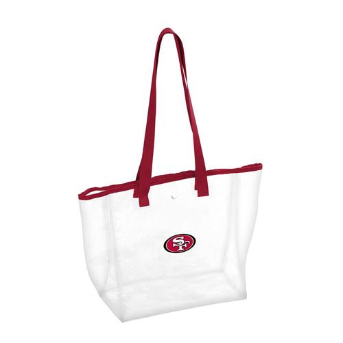 Logo Brands San Francisco 49 Clear Tote in the Bags & Backpacks