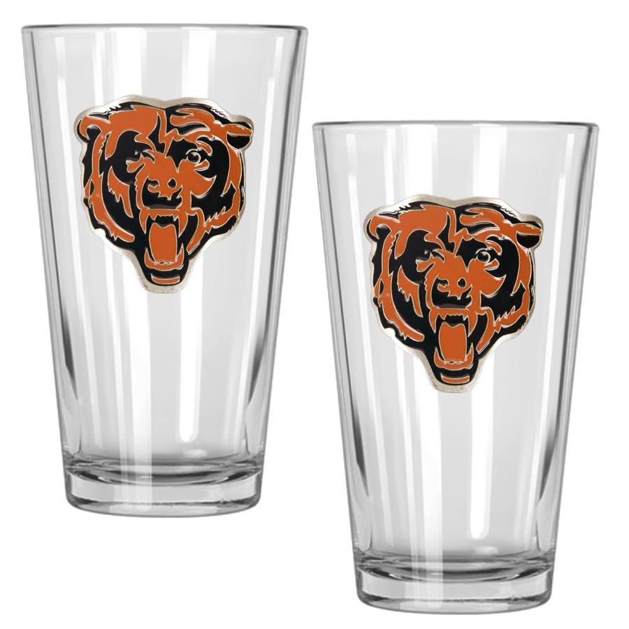 Great American Chicago Bears Pint Glass Set At Lowes Com