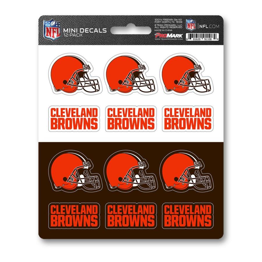 Team Promark Cleveland Browns 2 Pack Decal Set At Lowes Com