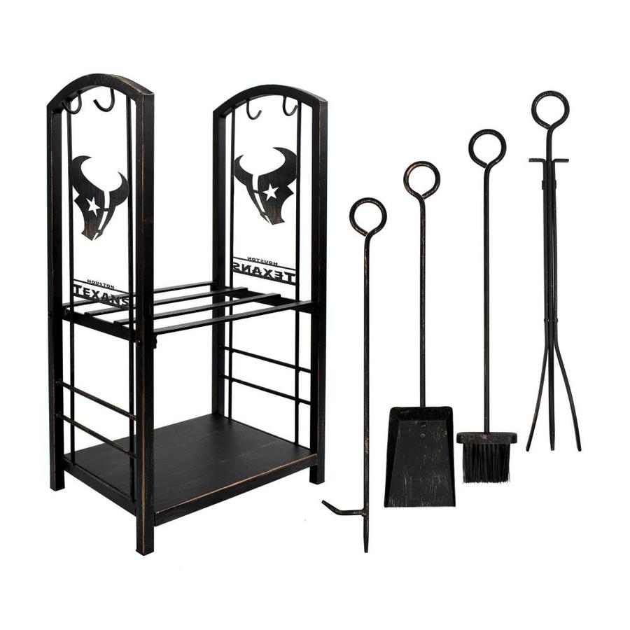 Imperial International Houston Texans 5 Piece Iron Fireplace Tool