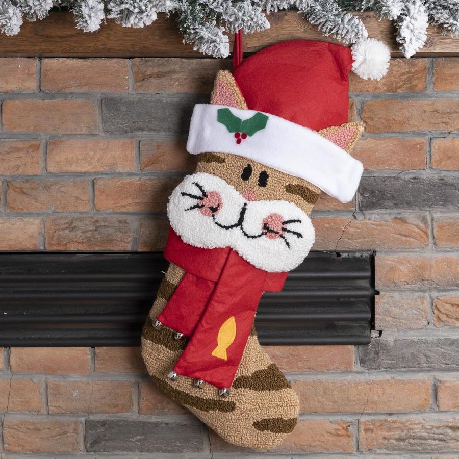 Glitzhome 22-in Multiple Colors Christmas Stocking in the Christmas ...