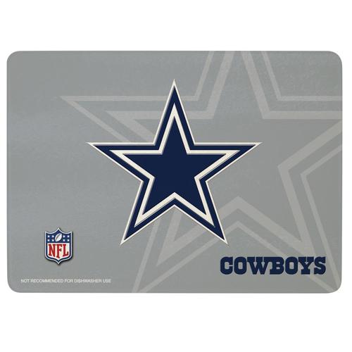 The Memory Company Dallas Cowboys 11.75-in L x 8-in W Glass Cutting ...