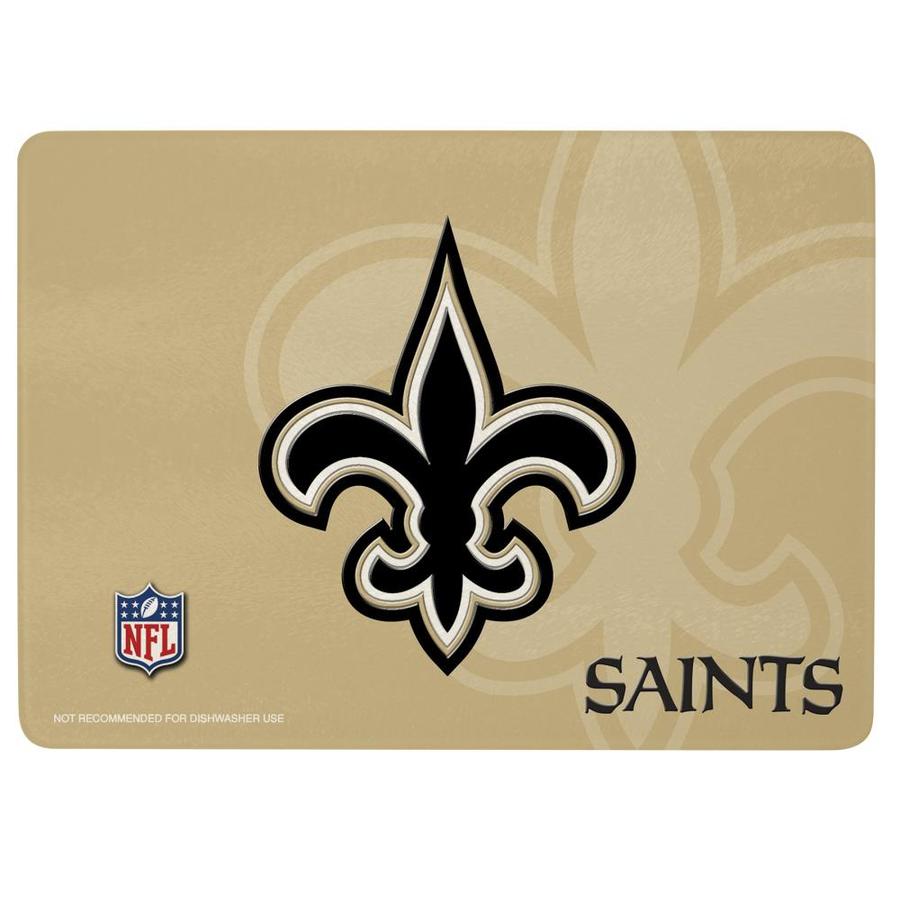 The Memory Company New Orleans Saints 11.75in L x 8in W Glass Cutting