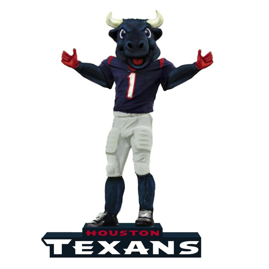 Team Sports America Houston Texans 12in H x 7in W Blue Animal Garden