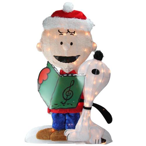 Northlight 32-in Snoopy and Woodstock Light Display with Clear ...