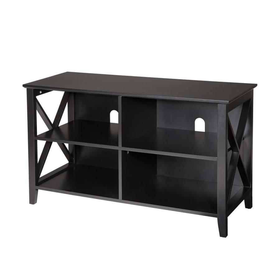 Glitzhome Black Modern Console Table At Lowes Com