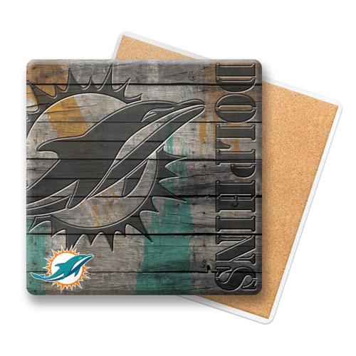 Boelter Brands 6Pack Miami Dolphins Ceramic Square Coasters at