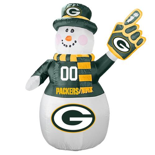 Boelter Brands Green Bay Packers 7-ft Lighted Snowman Christmas