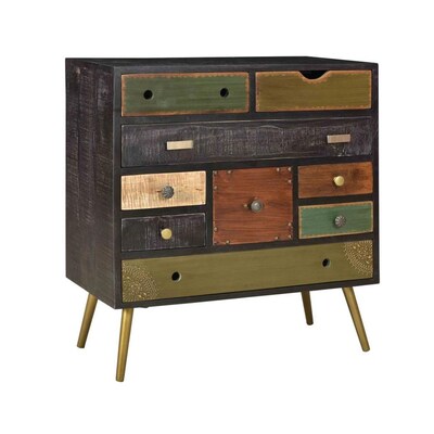 Coast To Coast Midnight Multi Color Drawer Accent Chest At Lowes Com
