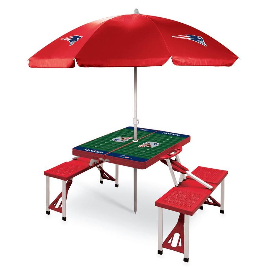 Picnic Table Portable Folding Table with Seats, Nebraska Cornhuskers Red