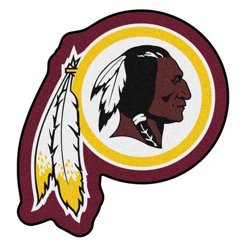 FANMATS Washington Redskins Mascot Mats Team Colors Irregular Indoor