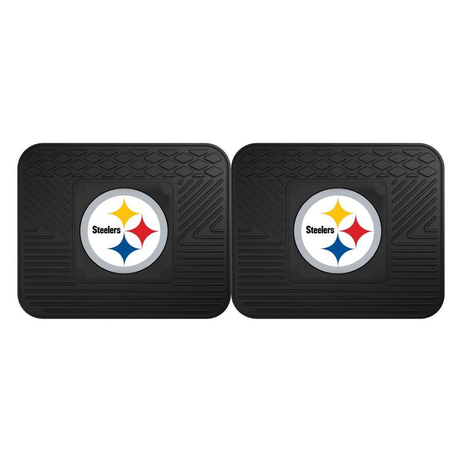 Fanmats Pittsburgh Steelers 2 Pack Utility Floor Mats At Lowes Com