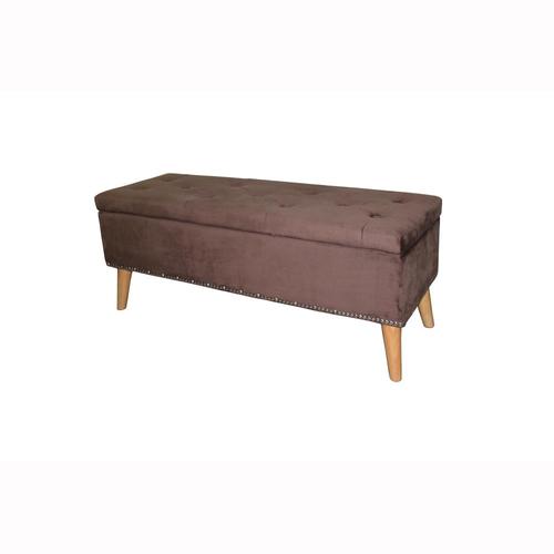 Ore International Modern Brown Storage Bench At Lowes Com