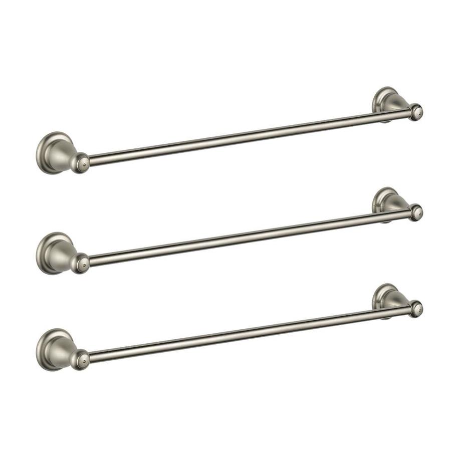 DELTA Delta Bathroom 24 in Wall Towel Bar Rack Holder, Stainless Steel