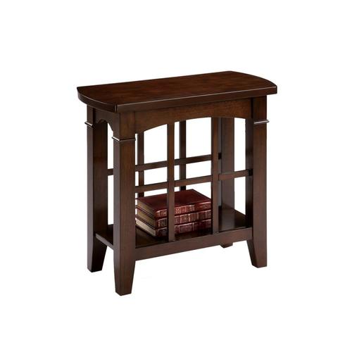 ORE International Cherry Wood End Table at