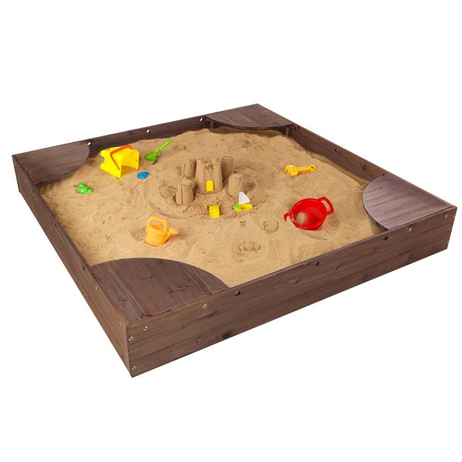 KidKraft Backyard Sandbox- Espresso