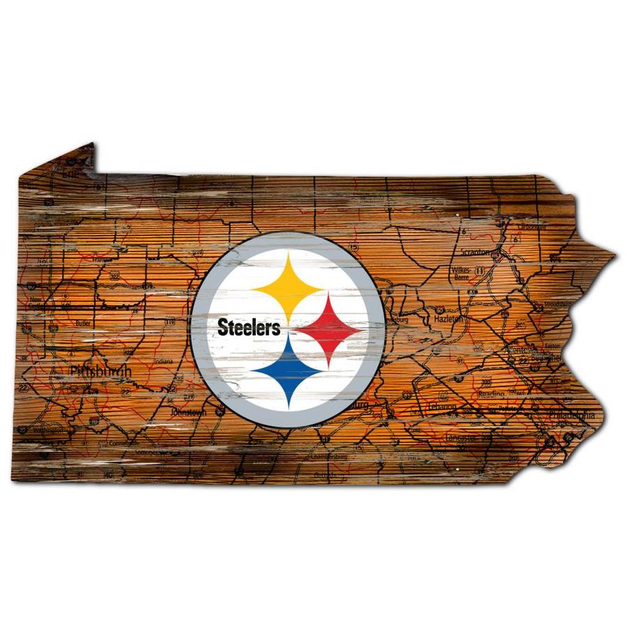 Fan Creations Pittsburgh Steelers 12 In H X 6 In W Sports Print At