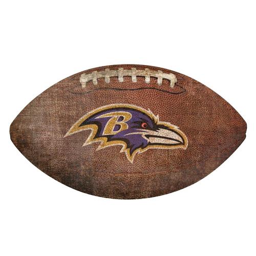 Fan Creations Baltimore Ravens Frameless 12-in H x 6-in W Sports MDF ...