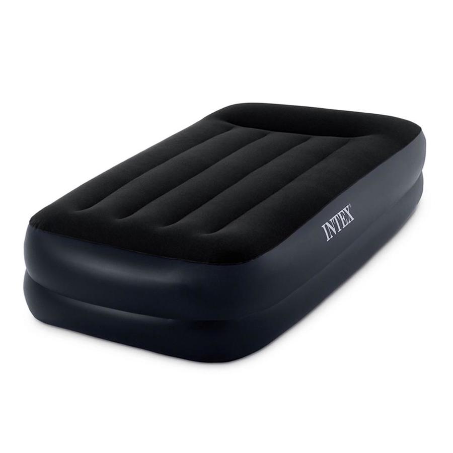 Intex Twin Rest Raised Air, Intex Twin Pillow Rest Classic Bed With Electric Pump