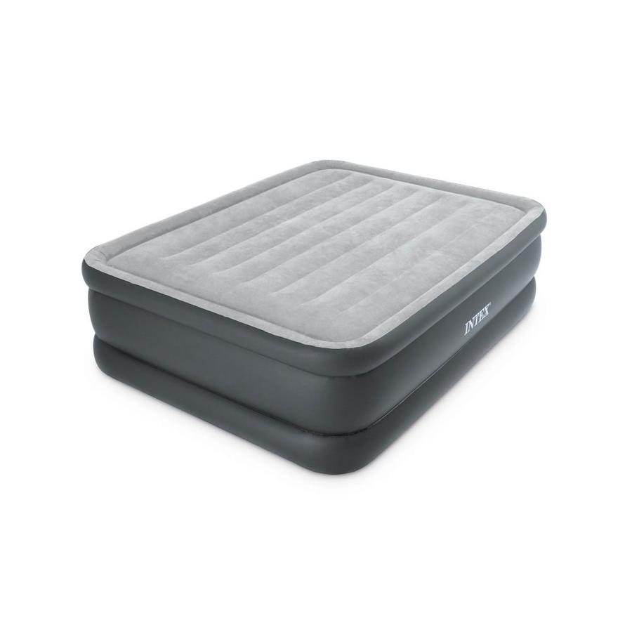 Intex Queen Essential Rest Fiber-Tech Air Bed Mattress Airbed w/ Pump64139E 