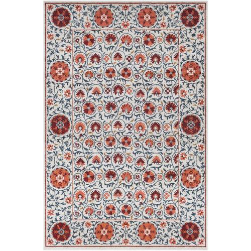 Surya Anika 5 Ft3 In X 7 Bohemian Global Area Rug Beige At - Beige Bright Area Rug Surya Anika 5 Ft3 In X 7 Bohemian Global Area Rug Beige At - Beige Bright Area Rug