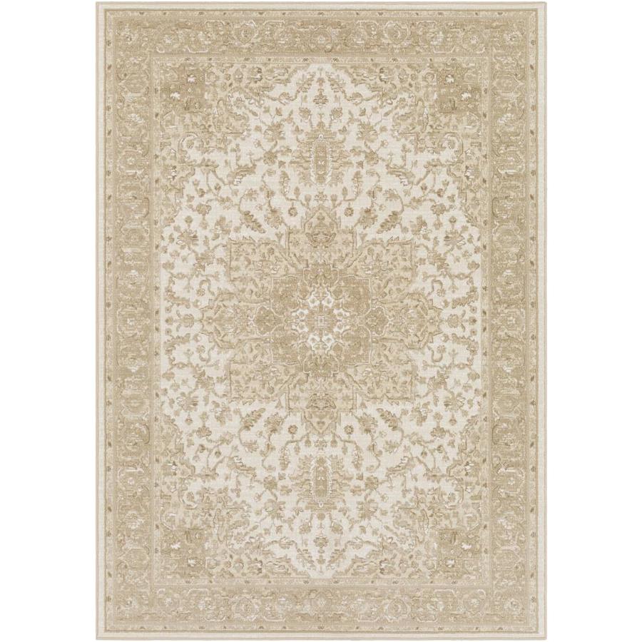 Surya Contempo 8 X 10 Beige Indoor Medallion Oriental Area Rug In The Rugs Department At Lowes Com