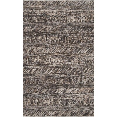 Surya Norway 8 x 10 Charcoal Indoor Stripe Industrial Handcrafted Area Rug Surya Norway 8 x 10 Charcoal Indoor Stripe Industrial Handcrafted Area Rug