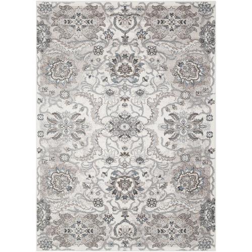 Surya Agra Taupe Indoor Oriental Area Rug (Common: 8 x 10 ...