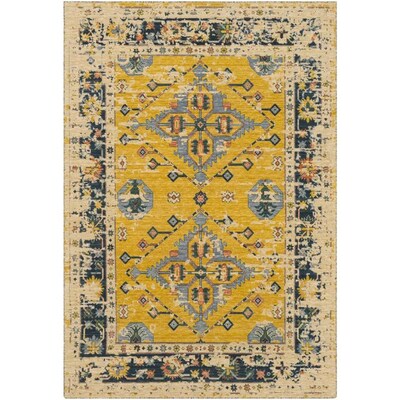 Surya Trailblazer Yellow Indoor Oriental Area Rug Common 8 X 11