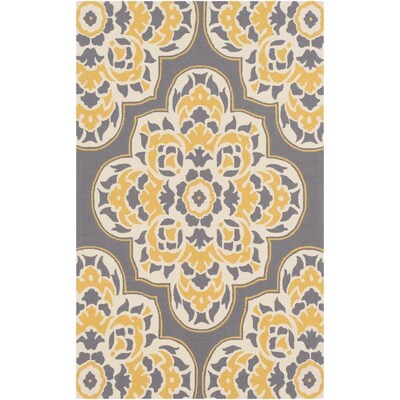 Surya Rain Yellow Indoor Outdoor Handcrafted Area Rug Common 3 X Surya Rain Yellow Indoor Outdoor