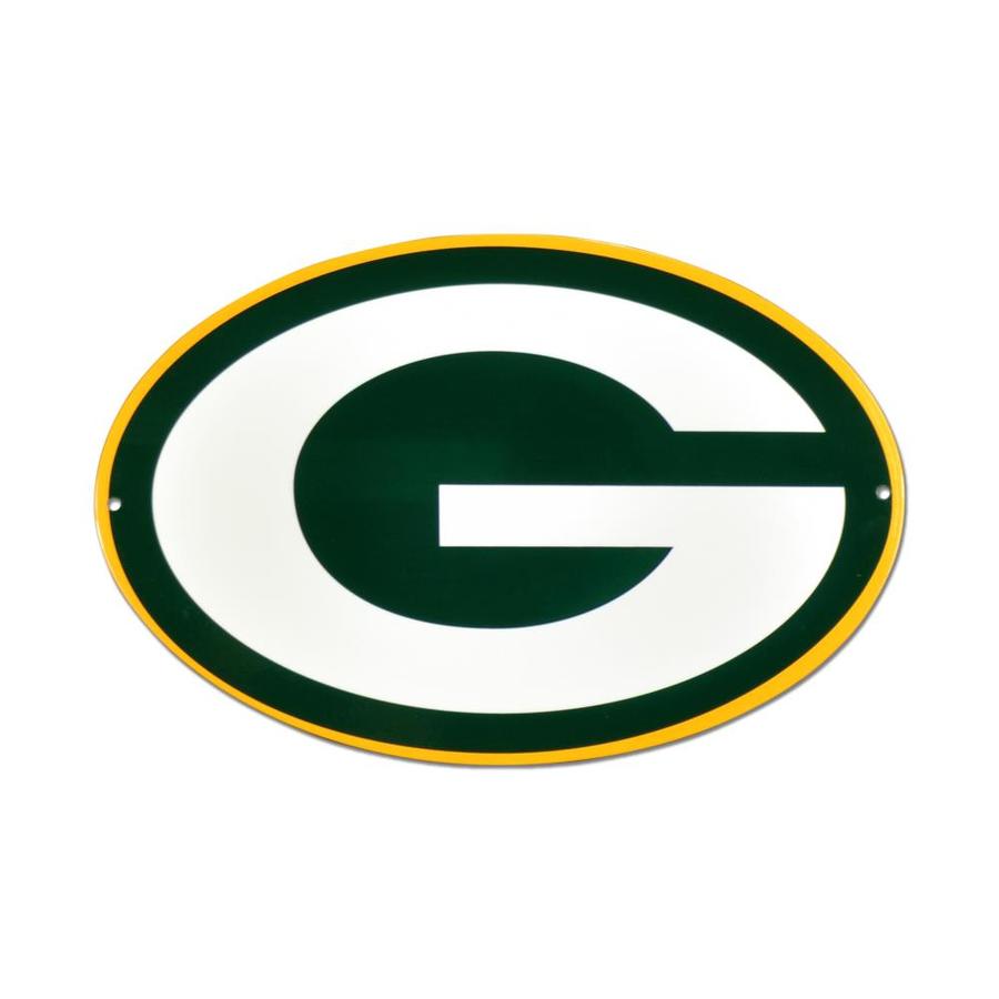 Authentic Street Signs Green Bay Packers Logo Signs Metal Frameless 12 In H X 12 In W Sports Metal Sign In The Wall Art Department At Lowes Com