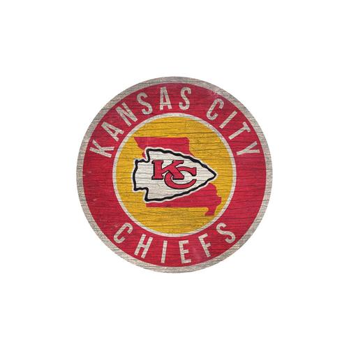 Fan Creations Kansas City Chiefs Frameless 12-in H x 12-in W Sports MDF ...