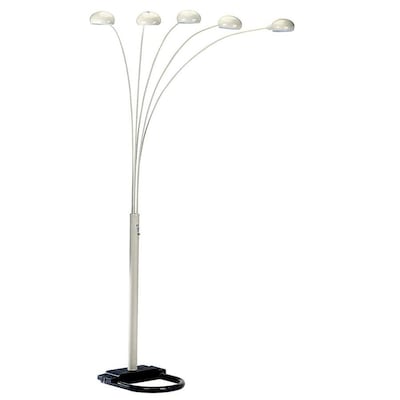 Ore International 84 In White Arc Floor Lamp At Lowes Com