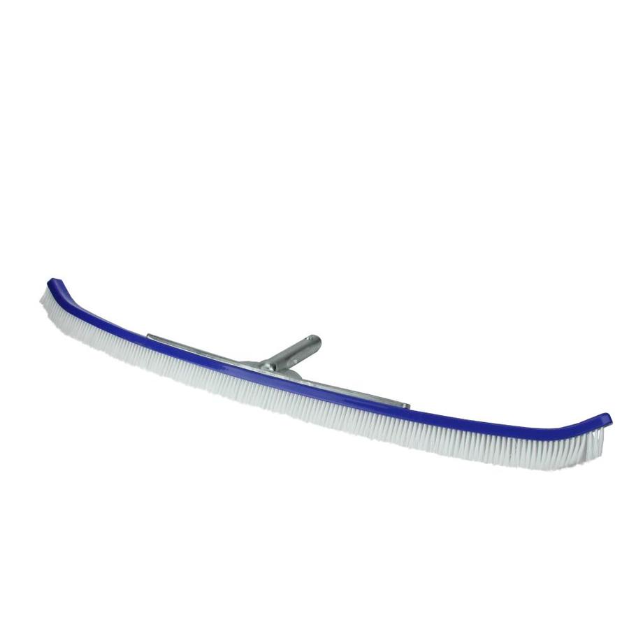Northlight 35in Blue Extra Wide Curved AluminumBack Commercial