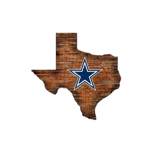 Fan Creations Dallas Cowboys Frameless 24-in H x 24-in W Sports MDF ...